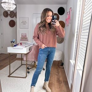 Abercrombie & Fitch V-Neck Sweater